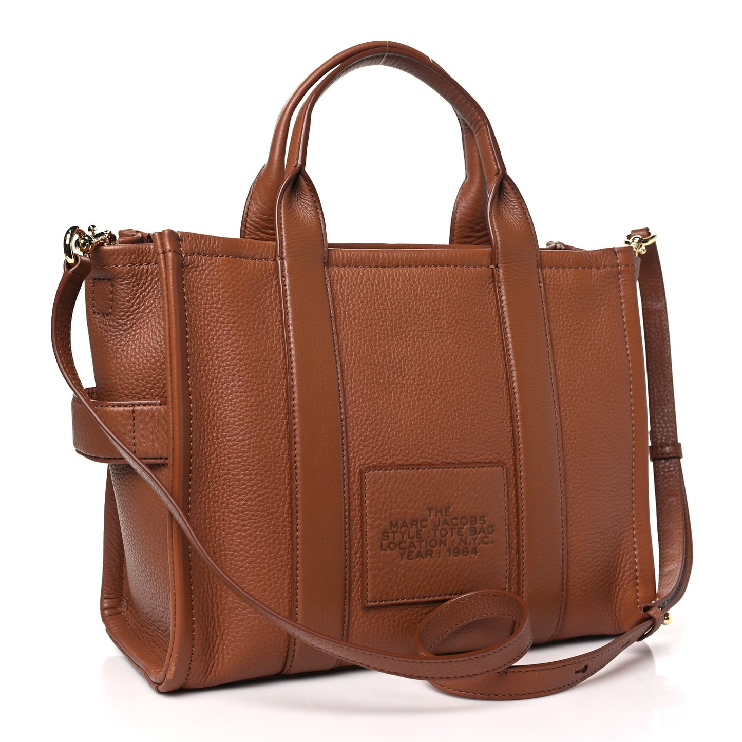 Grained Calfskin Medium The Tote Bag Argan Oil