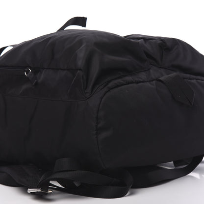 Prada Technical Nylon Saffiano Double Buckle Backpack Black 7 of 9