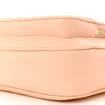 Burberry Grained Calfskin Small Camera Bag Peach Pink 9 of 9