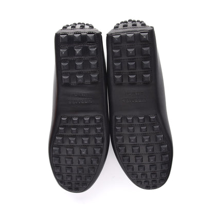 Hermes Supple Calfskin Irving Driving Moccasin Loafers 39 Black 5 of 10