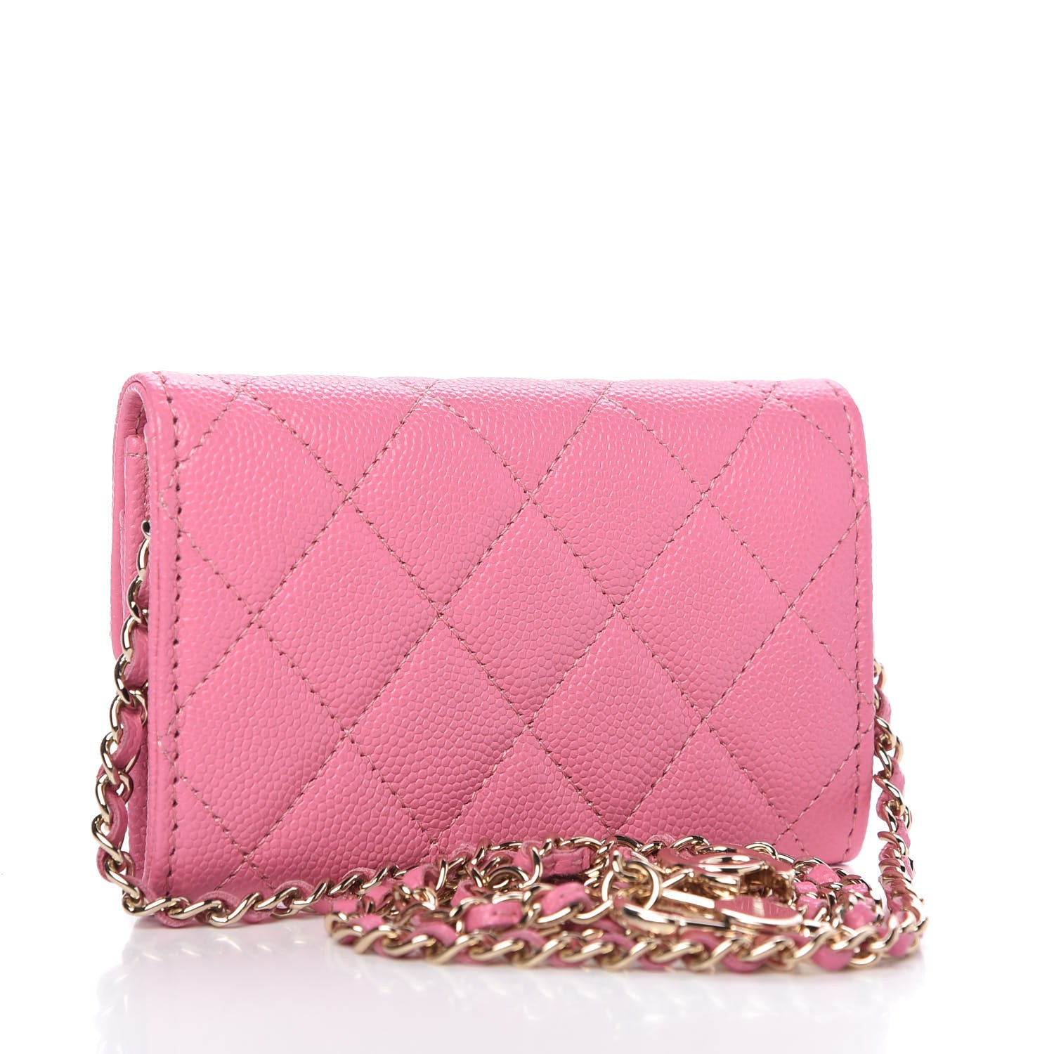 Chanel Caviar Quilted Belt Bag Pink 3 of 9