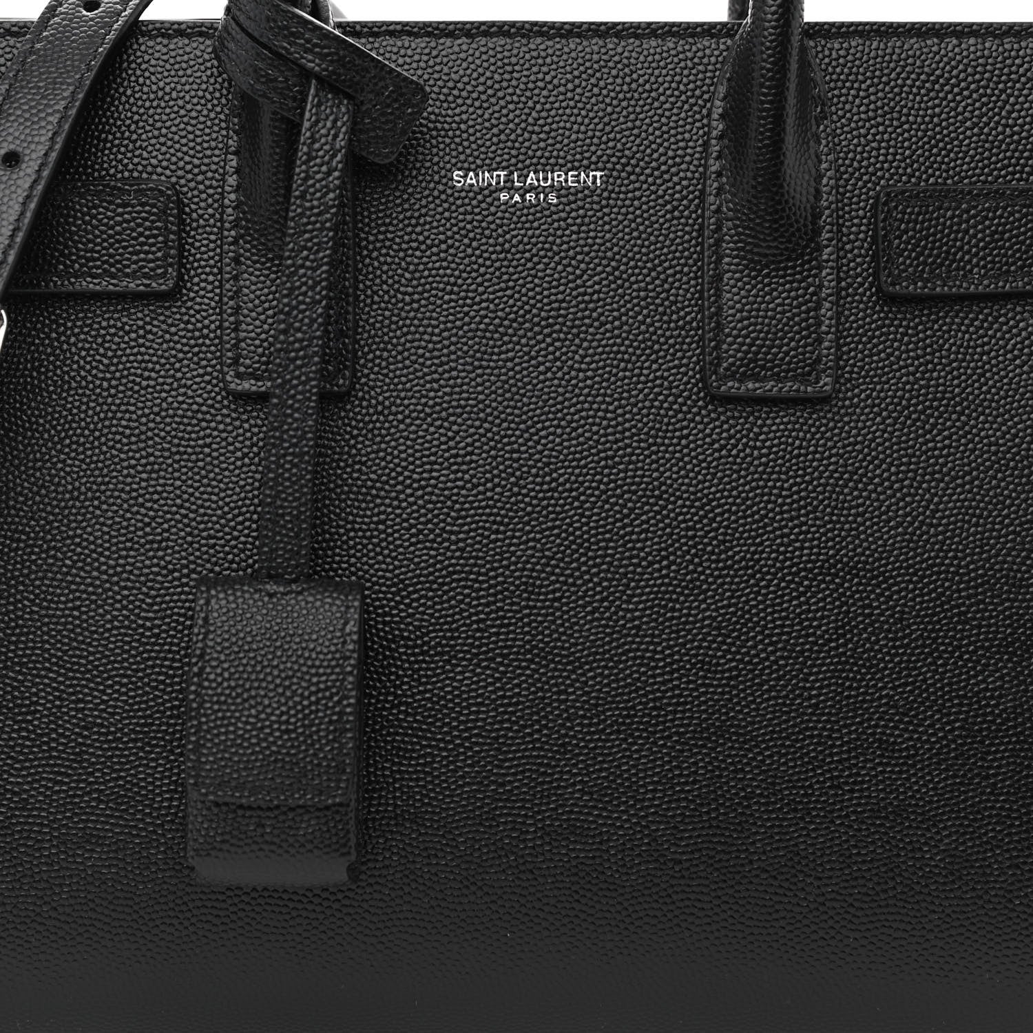 Saint Laurent Grained Calfskin Nano Sac De Jour Black 8 of 10