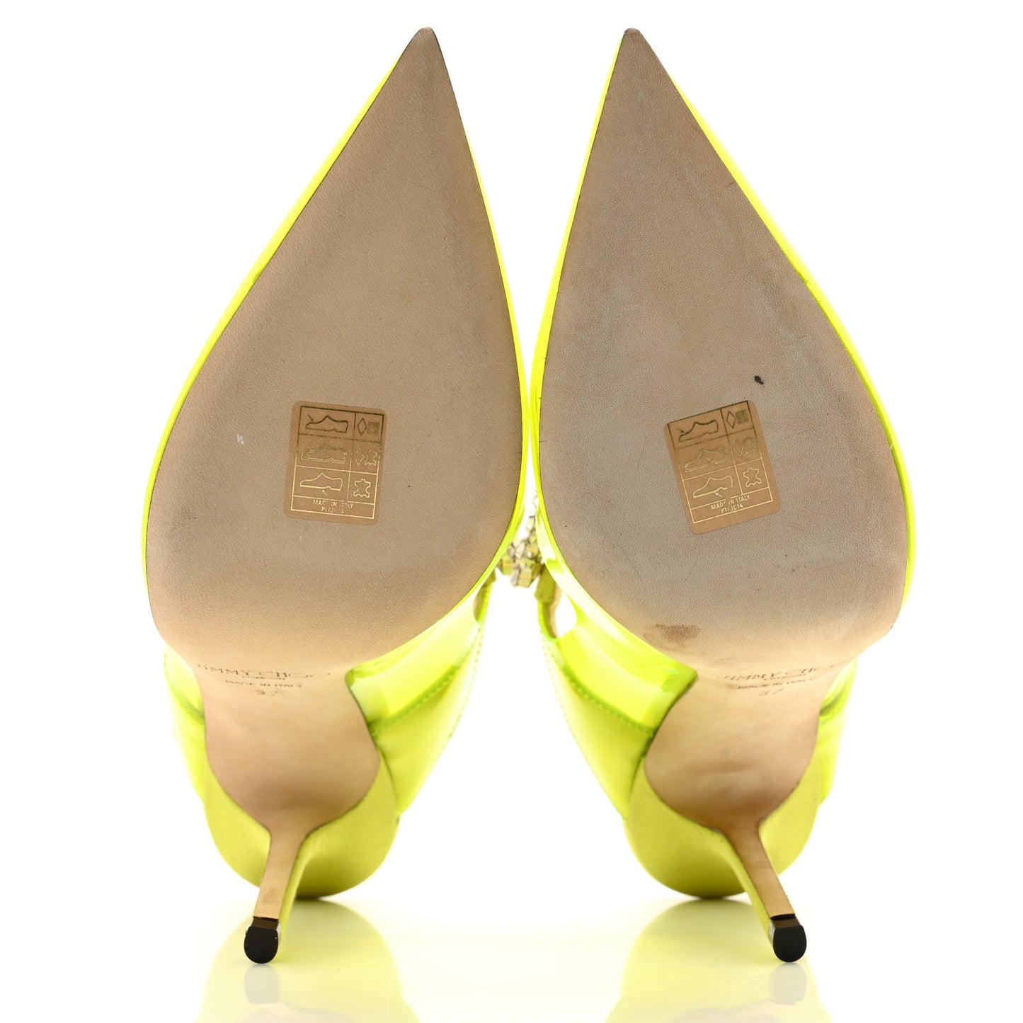Plexi Crystal Bing 100 Pumps 37 Neon Yellow