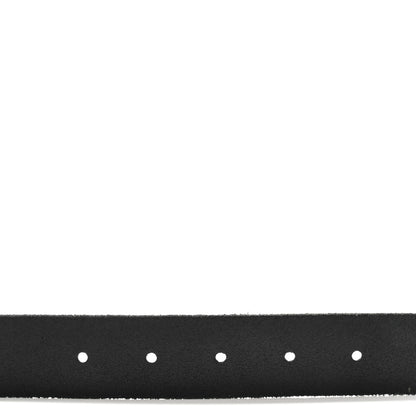 Gucci Cuoio Toscano Nickel Double G 30mm Belt 80 32 Black 4 of 9