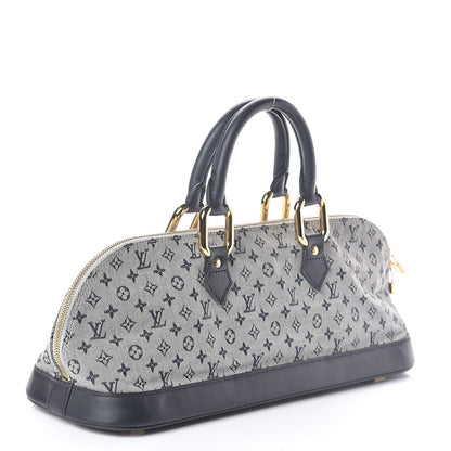 Louis Vuitton Mini Monogram Alma Long Blue 3 of 9