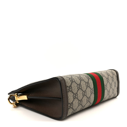 Gucci GG Supreme Monogram Web Small Ophidia Chain Shoulder Bag Brown 4 of 11