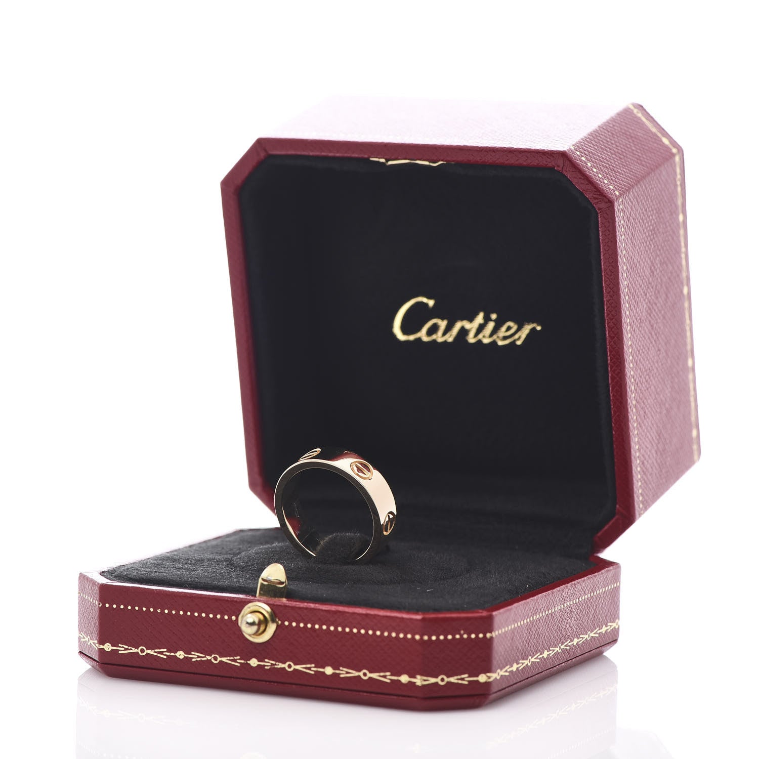 Cartier 18K Yellow Gold 5.5mm LOVE Ring 55 7.25 5 of 5