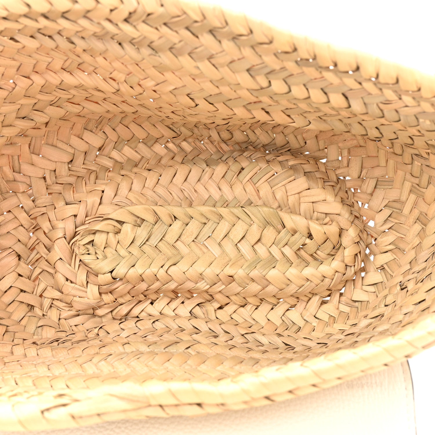 Chloe Raffia Calfskin Marcie Basket White 5 of 11