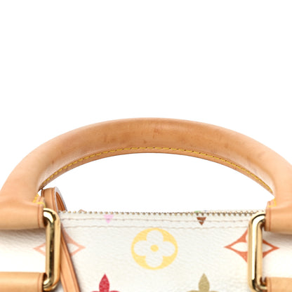 Louis Vuitton Monogram Multicolor Speedy 30 White 10 of 16