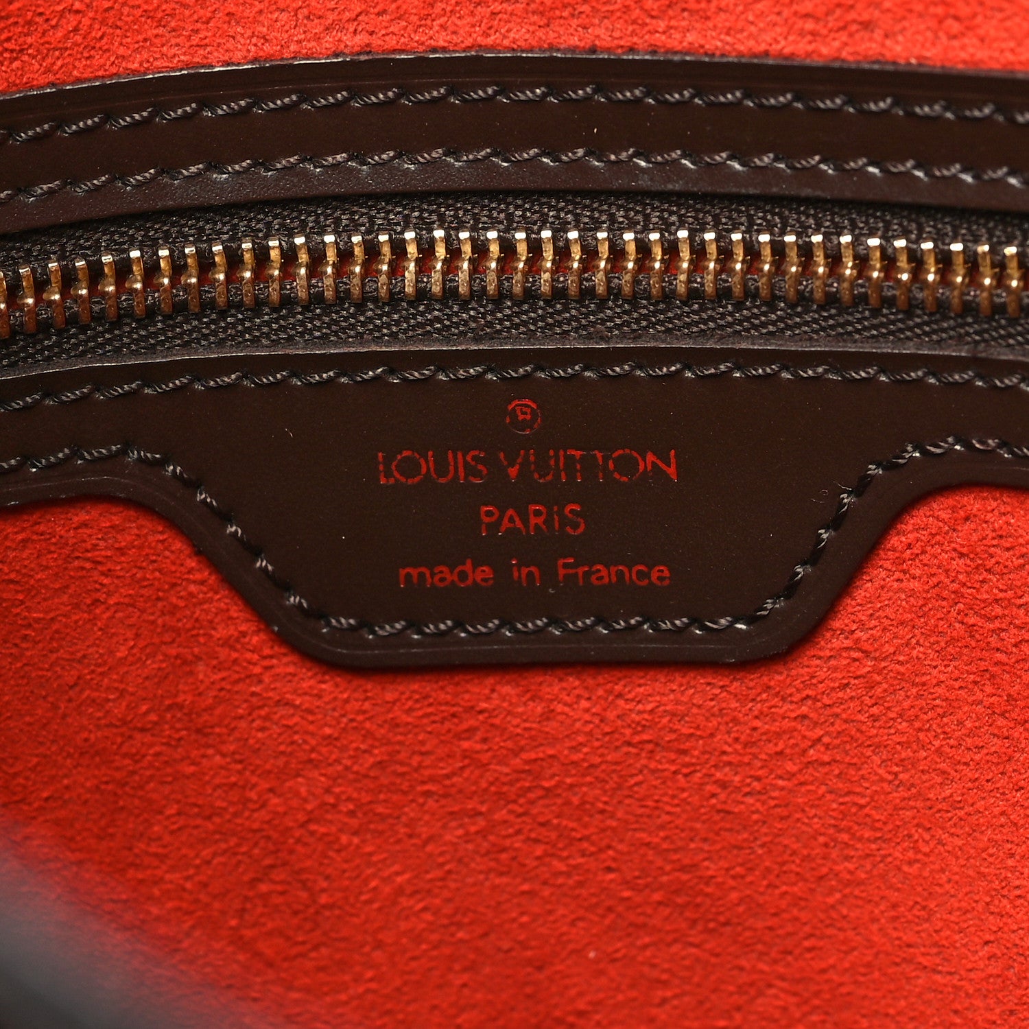 Louis Vuitton Damier Ebene Looping GM 6 of 9