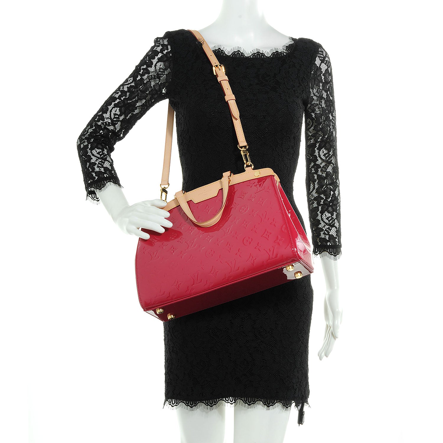 Louis Vuitton Vernis Brea MM Rose Indien 2 of 7