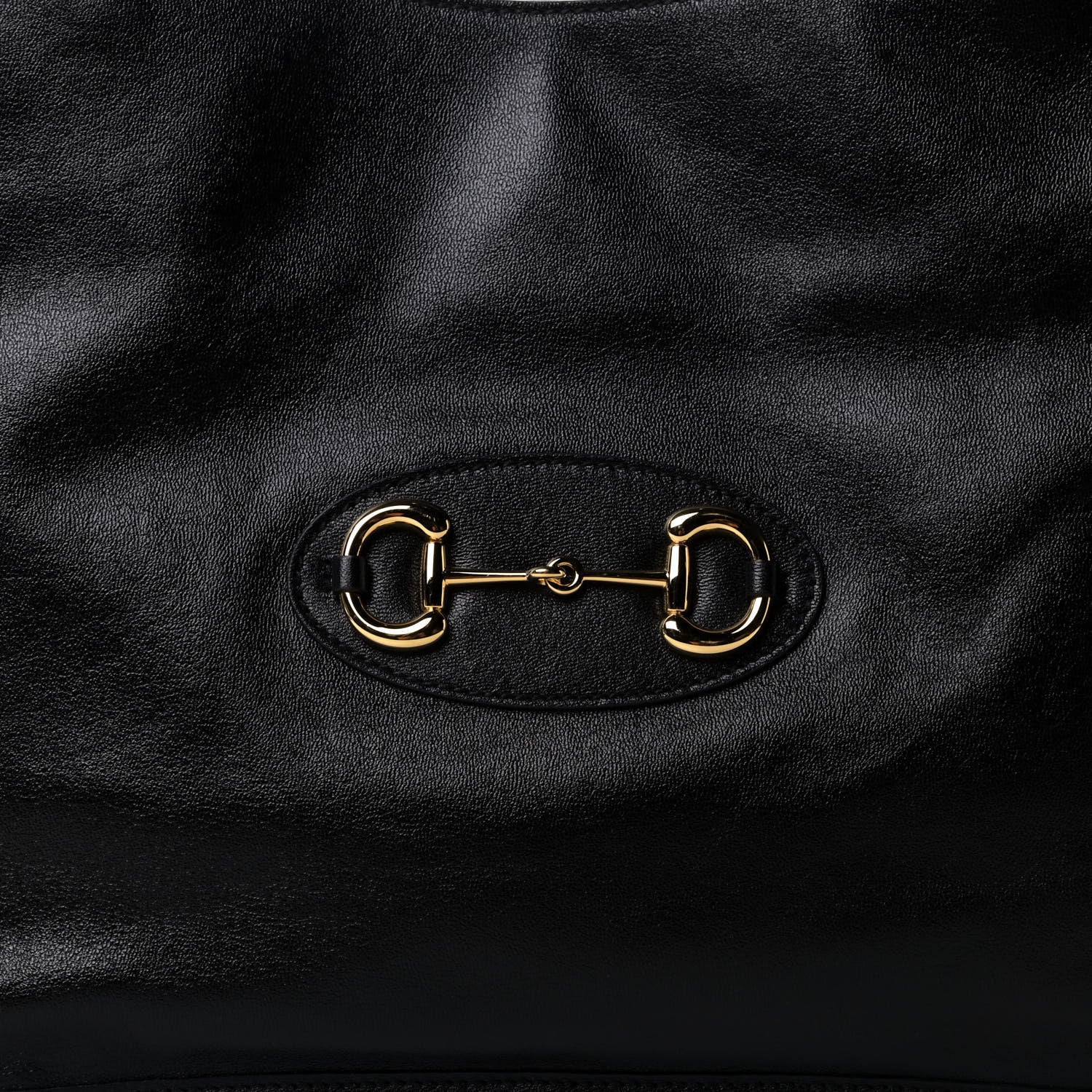 Gucci New Sakai Calfskin Lux Horsebit 1955 Tote Bag Black 9 of 12