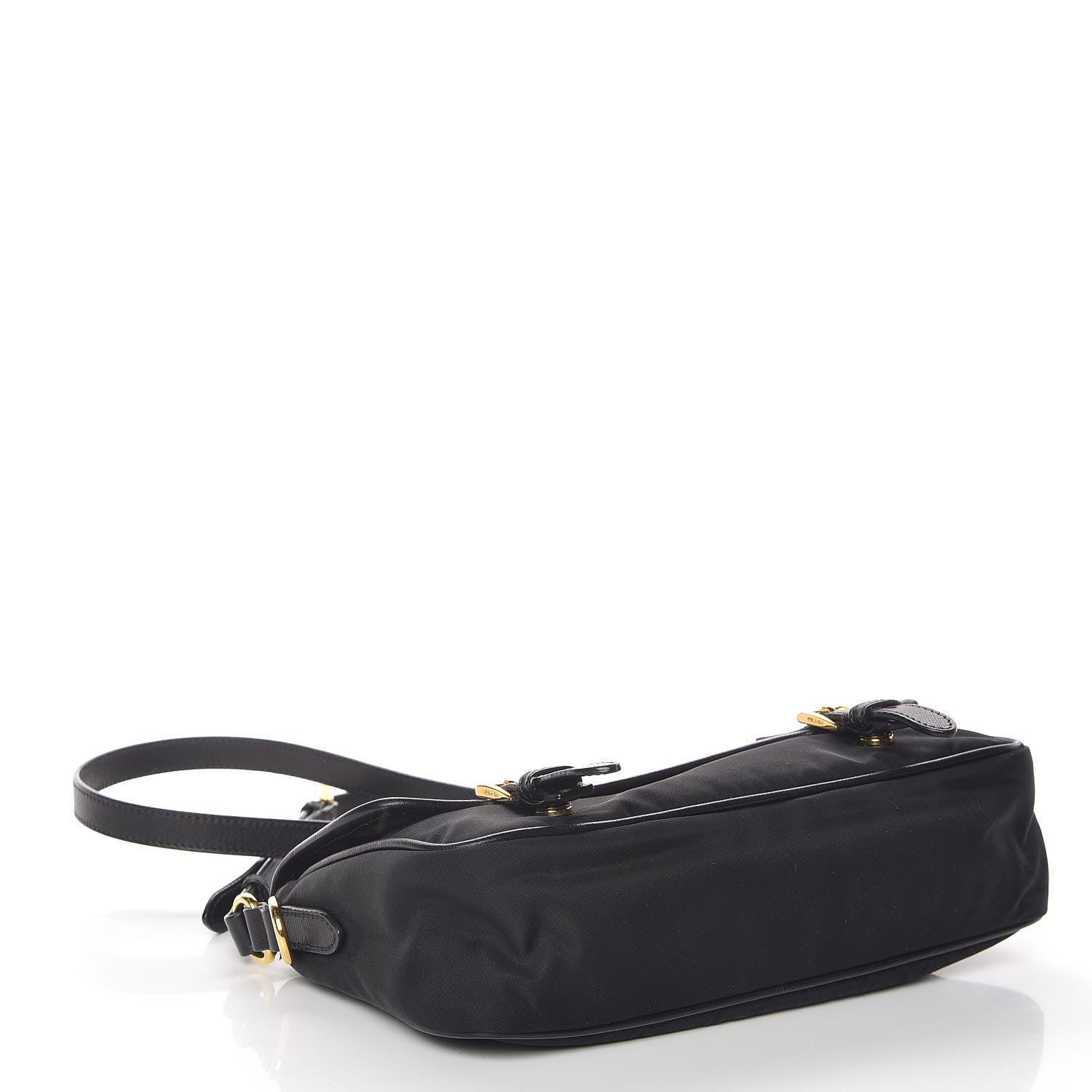 Prada Nylon Tessuto Saffiano Crossbody Black 4 of 13