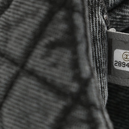 Chanel Washed Denim Quilted Small Denimpression Flap Grey Black 7 of 11