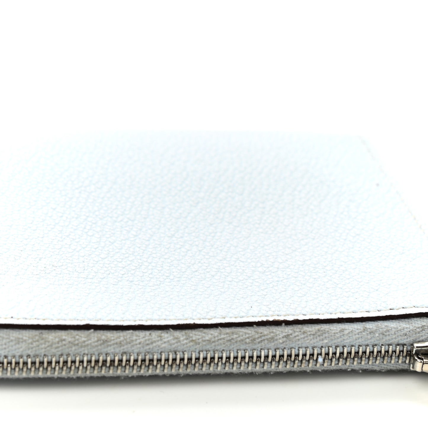 Chevre Mysore Remix Duo Wallet Blue Brume Vert Criquet