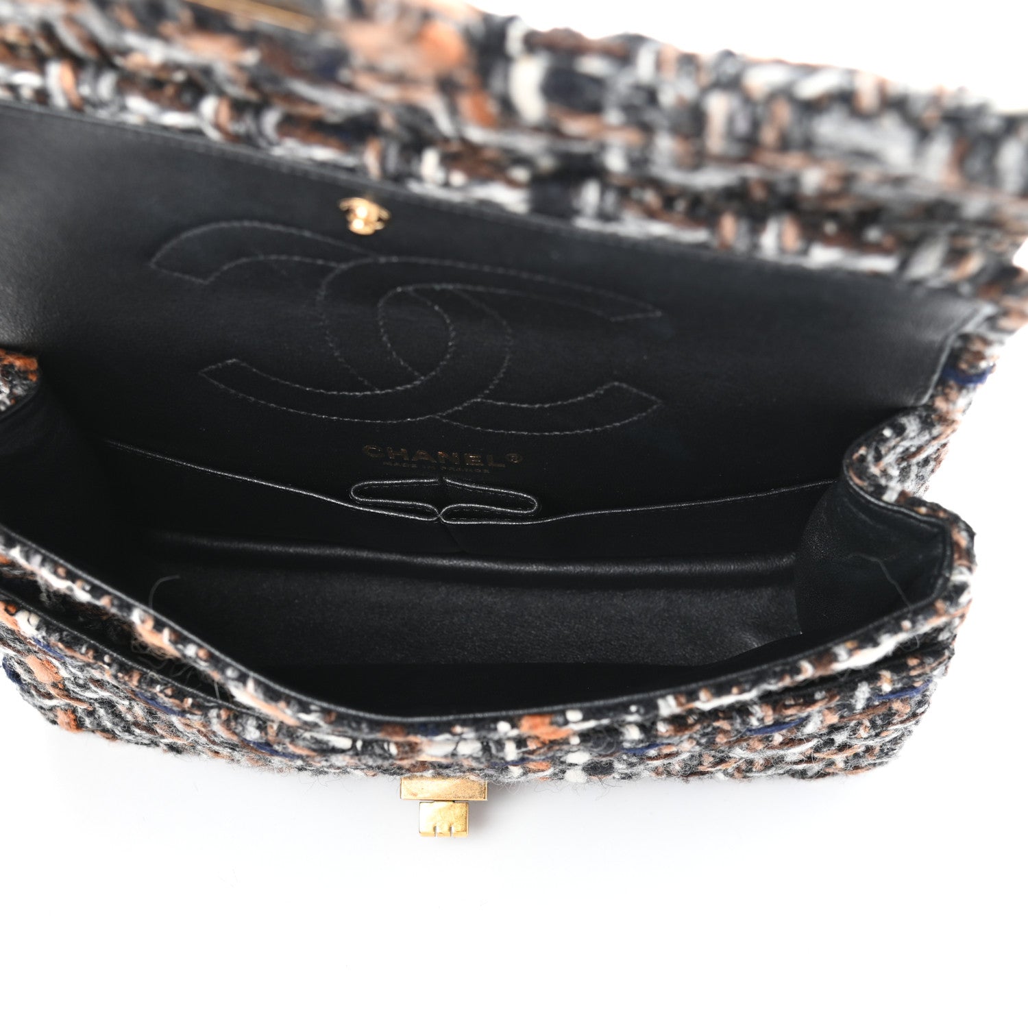 Chanel Tweed 2.55 Reissue 225 Flap Beige Multicolor 5 of 9