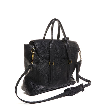 3.1 Phillip Lim 3.1 Leather Large Pashli Satchel Black 3 of 9