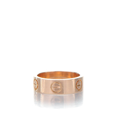 Cartier 18K Pink Gold 5.5mm LOVE Ring 49 4.75 3 of 4