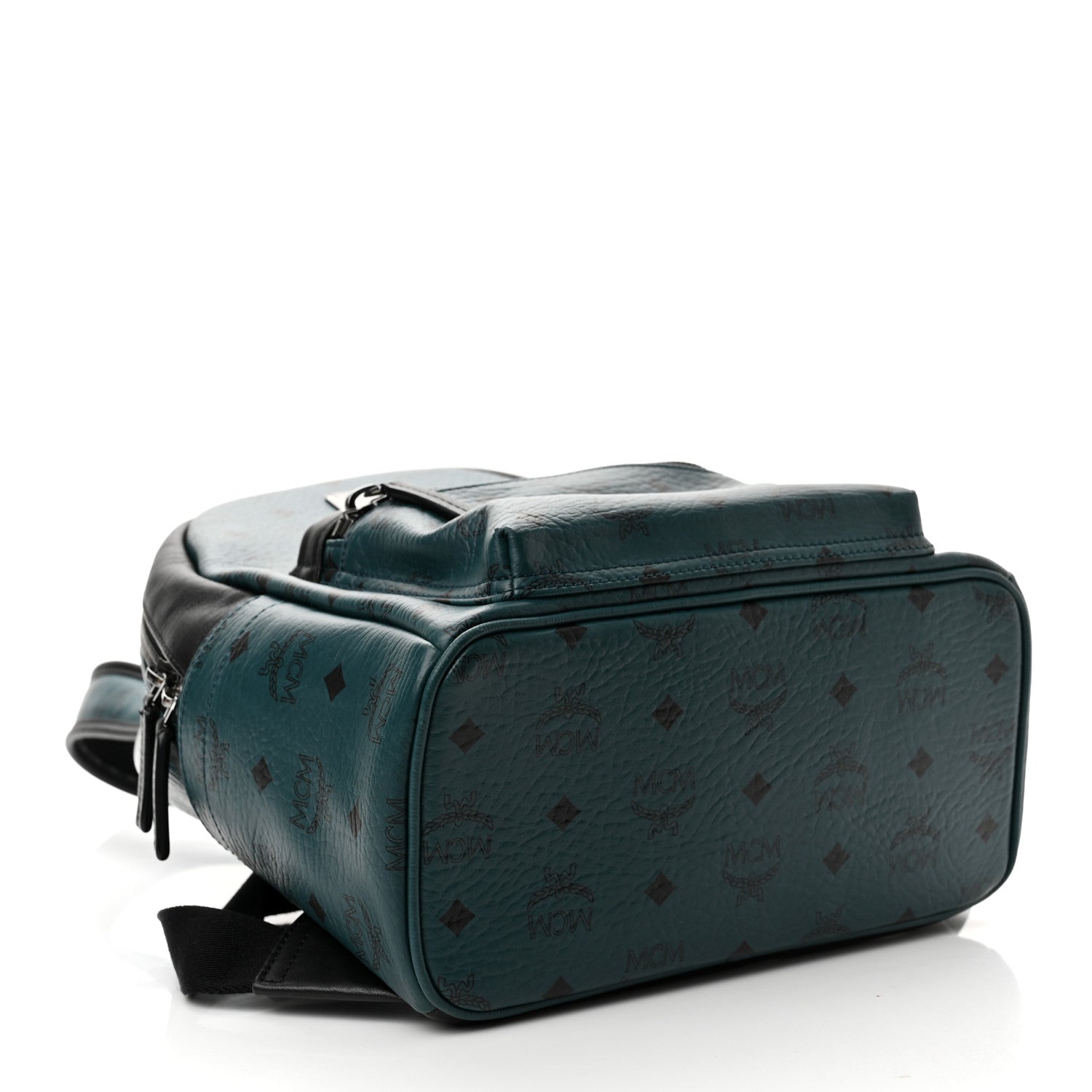 MCM Visetos Small Stark Backpack Vega Green 4 of 11