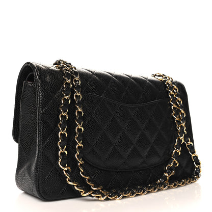 Chanel Caviar Quilted Medium Double Flap Black 3 of 11