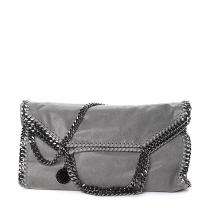Stella McCartney Shaggy Deer Falabella Fold Over Tote Grey 1 of 8