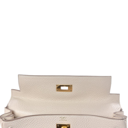 Hermes Taurillon Clemence Kelly Retourne 28 Craie 15 of 46