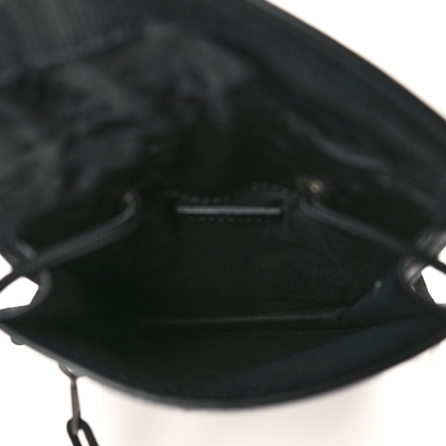 Agneau Arena Small Explorer Crossbody Pouch Black