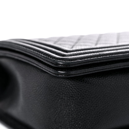 Chanel Caviar Quilted New Medium Boy Flap Black 7 of 12