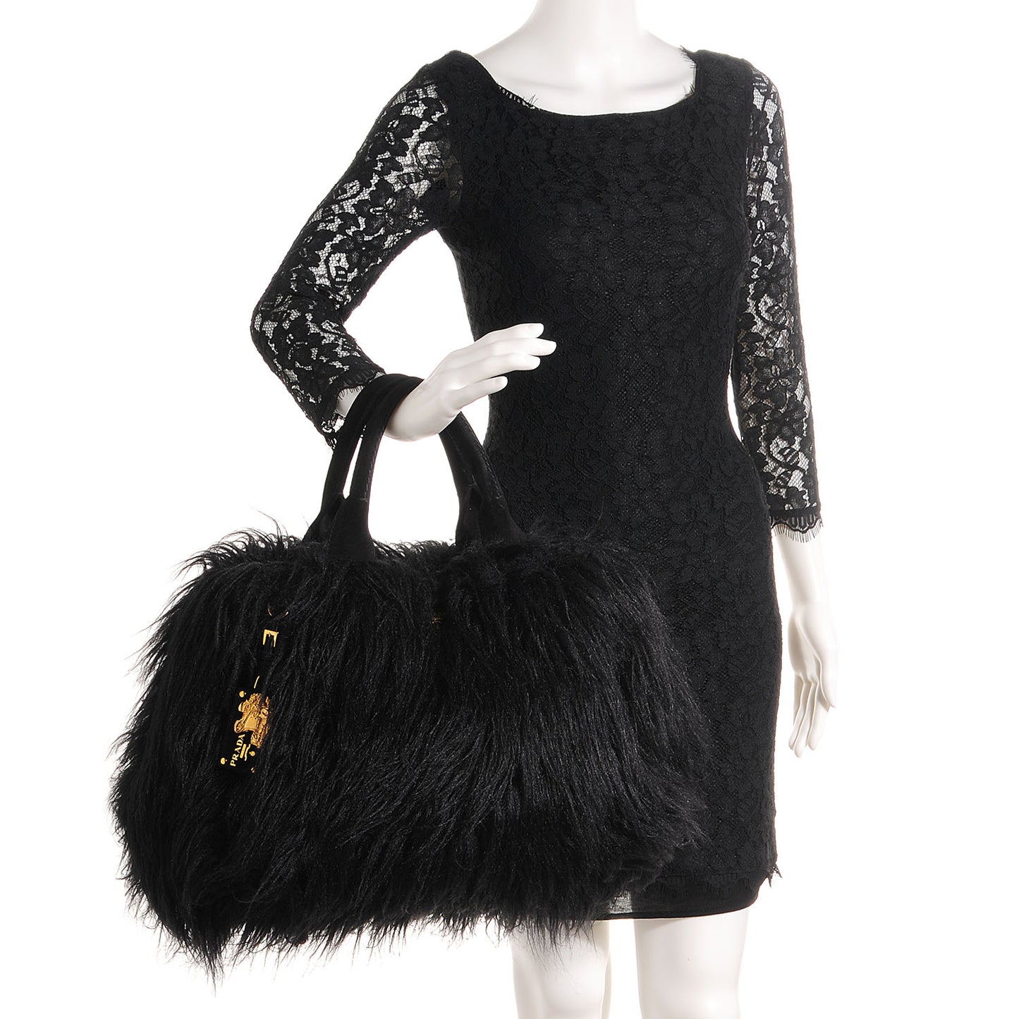 Eco Kidassia Faux Fur Garden Tote Black