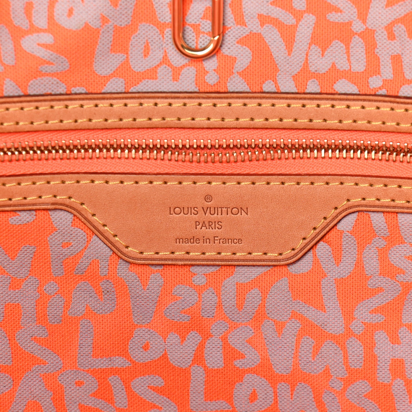 Monogram Graffiti Neverfull GM Orange