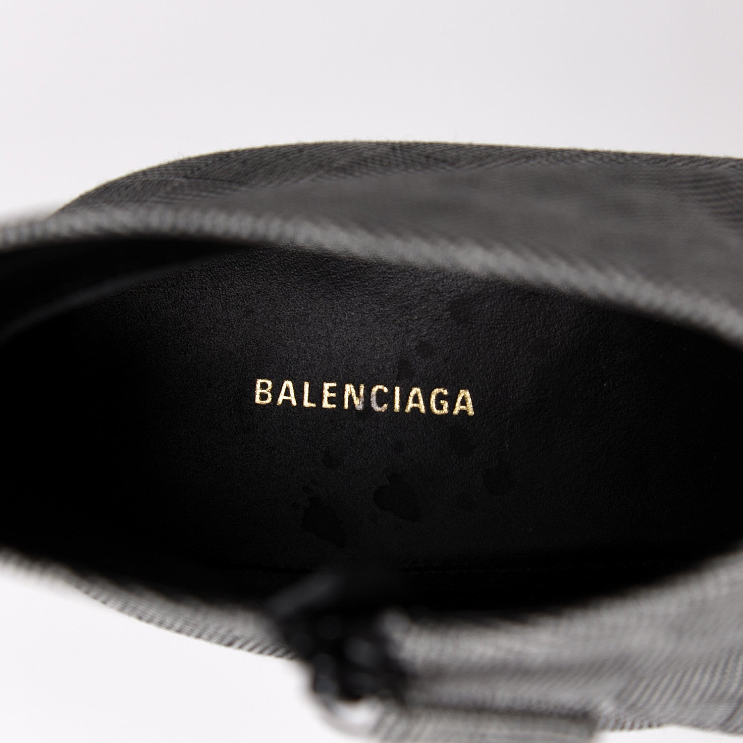Balenciaga Wool Checked Knife Pointy Toe Boots 38.5 7 of 8
