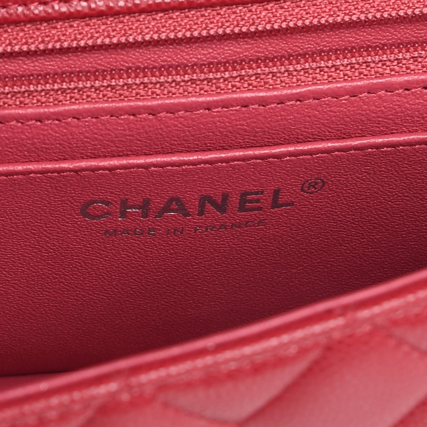 Caviar Quilted Mini Rectangular Flap Pink