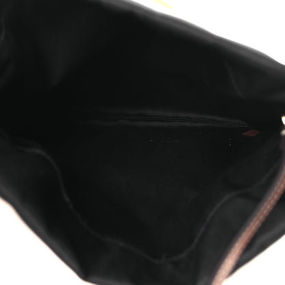 Burberry Satin Mythical Alphabet Drawstring Pouch Orange Black White 12 of 28