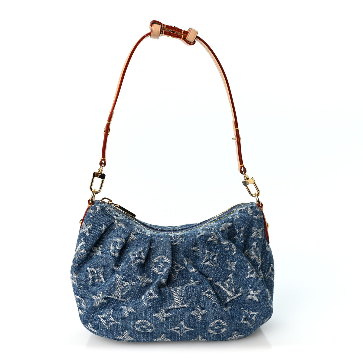 Monogram Denim Pochette Valley Blue