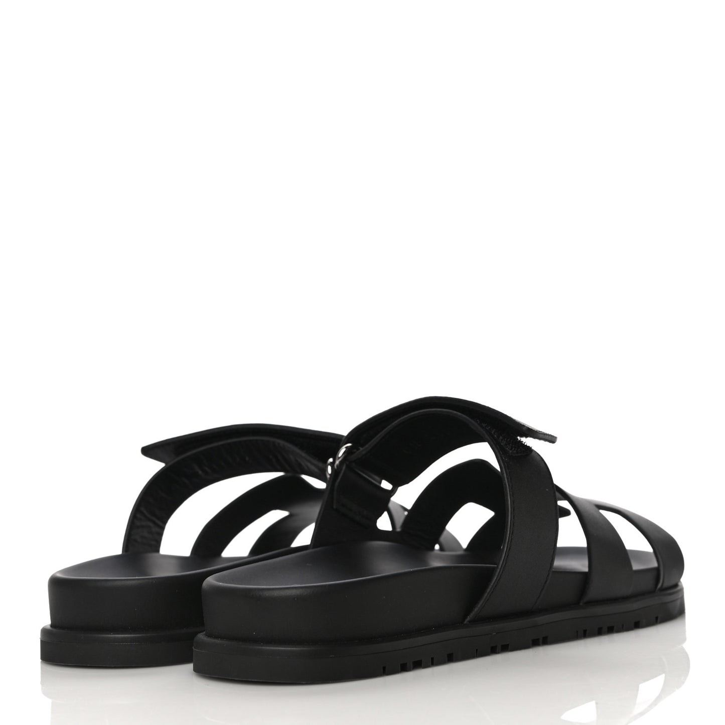 Calfskin Womens Chypre Sandals 37 Black