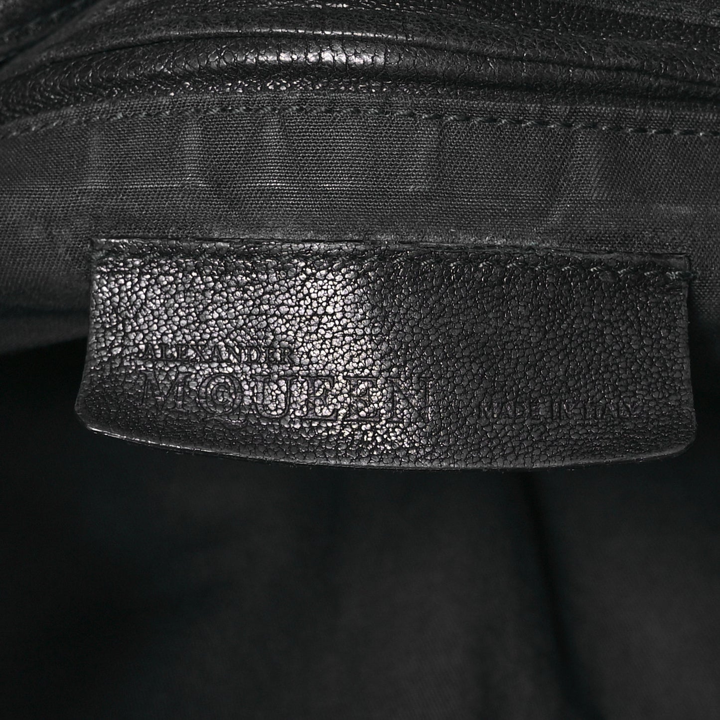 Studded Calfskin Faithful Zip Hobo Black
