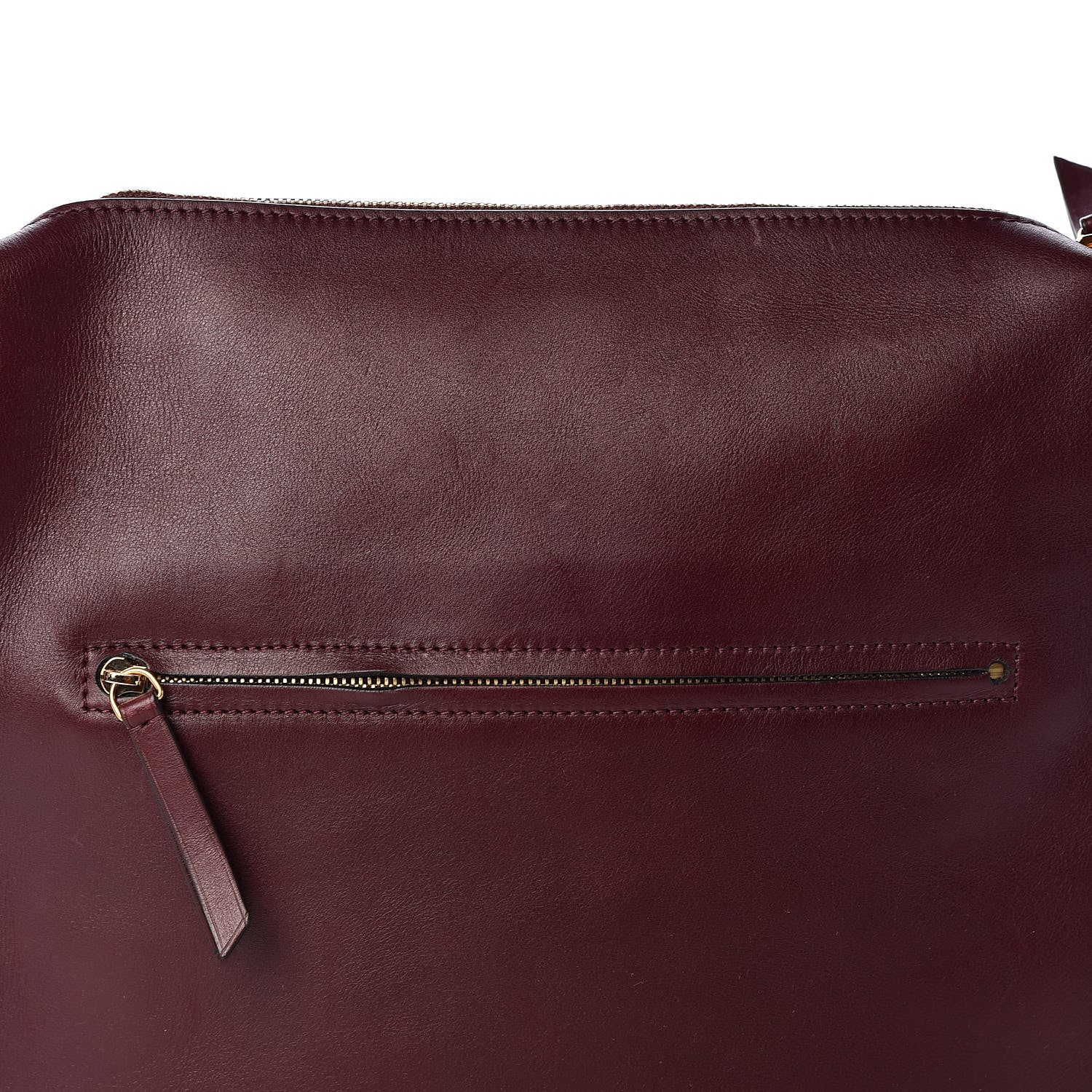 Celine Lambskin Hobo Burgundy 7 of 7