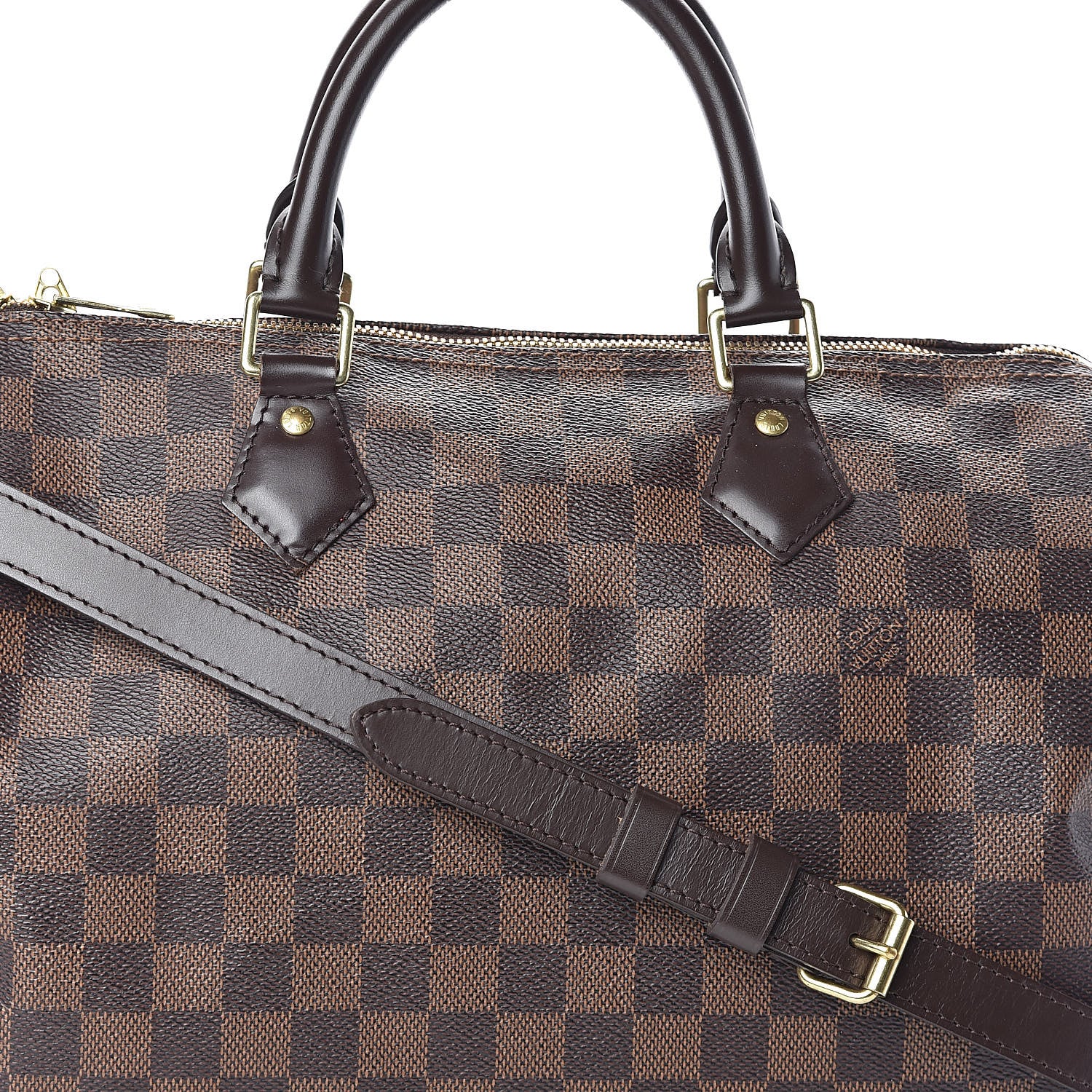 Louis Vuitton Damier Ebene Speedy Bandouliere 30 9 of 11