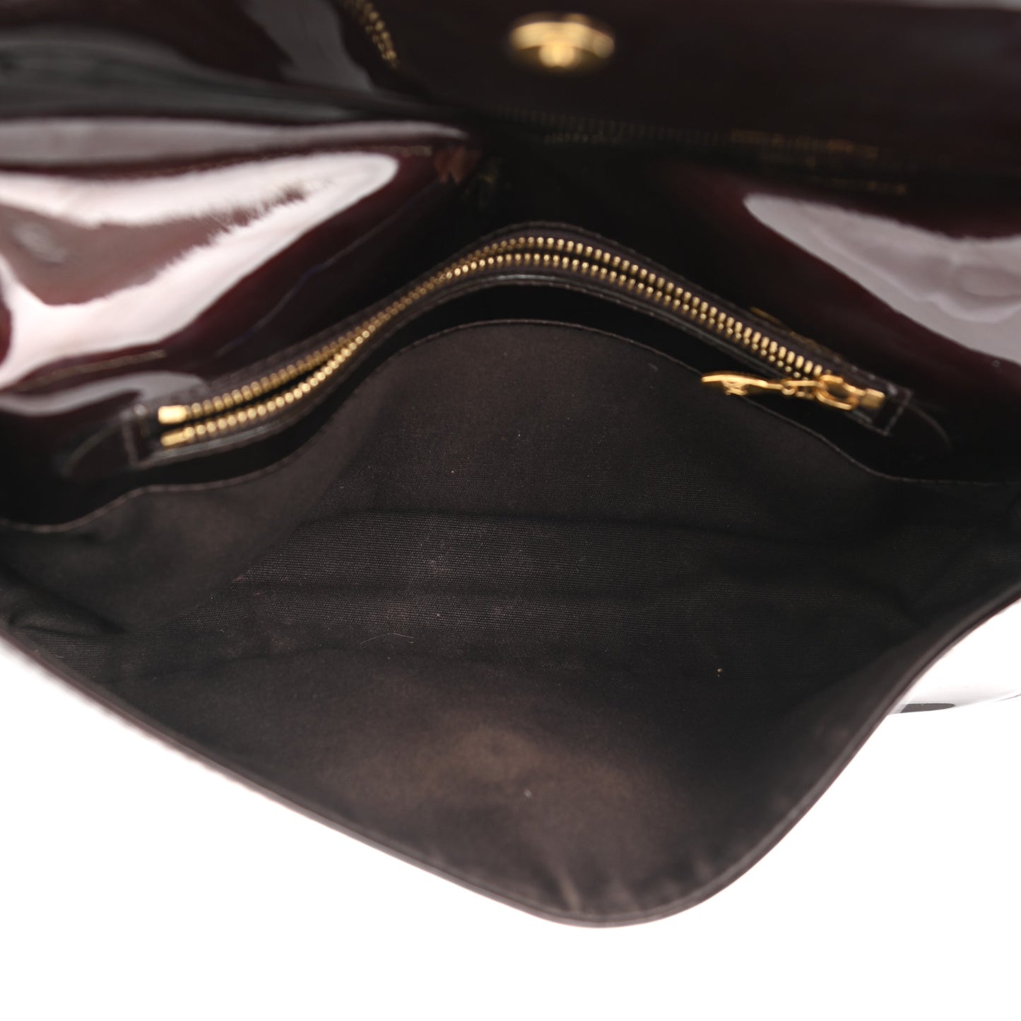 Patent Sobe Clutch Rouge Fauviste