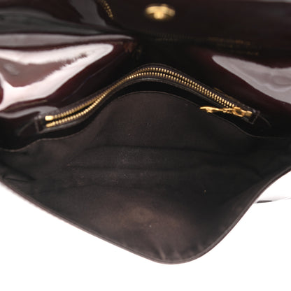 Louis Vuitton Patent Sobe Clutch Rouge Fauviste 4 of 11