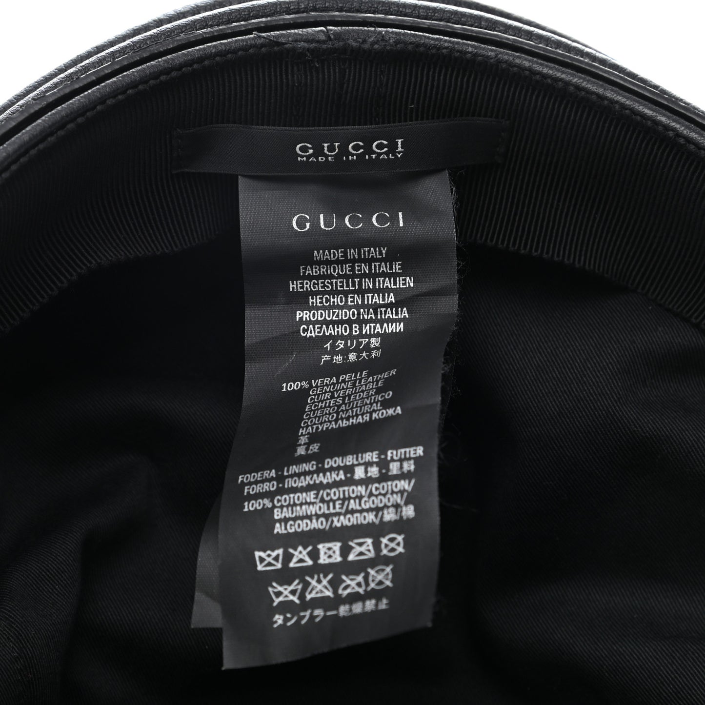 Calfskin Cellarius Hat S Black