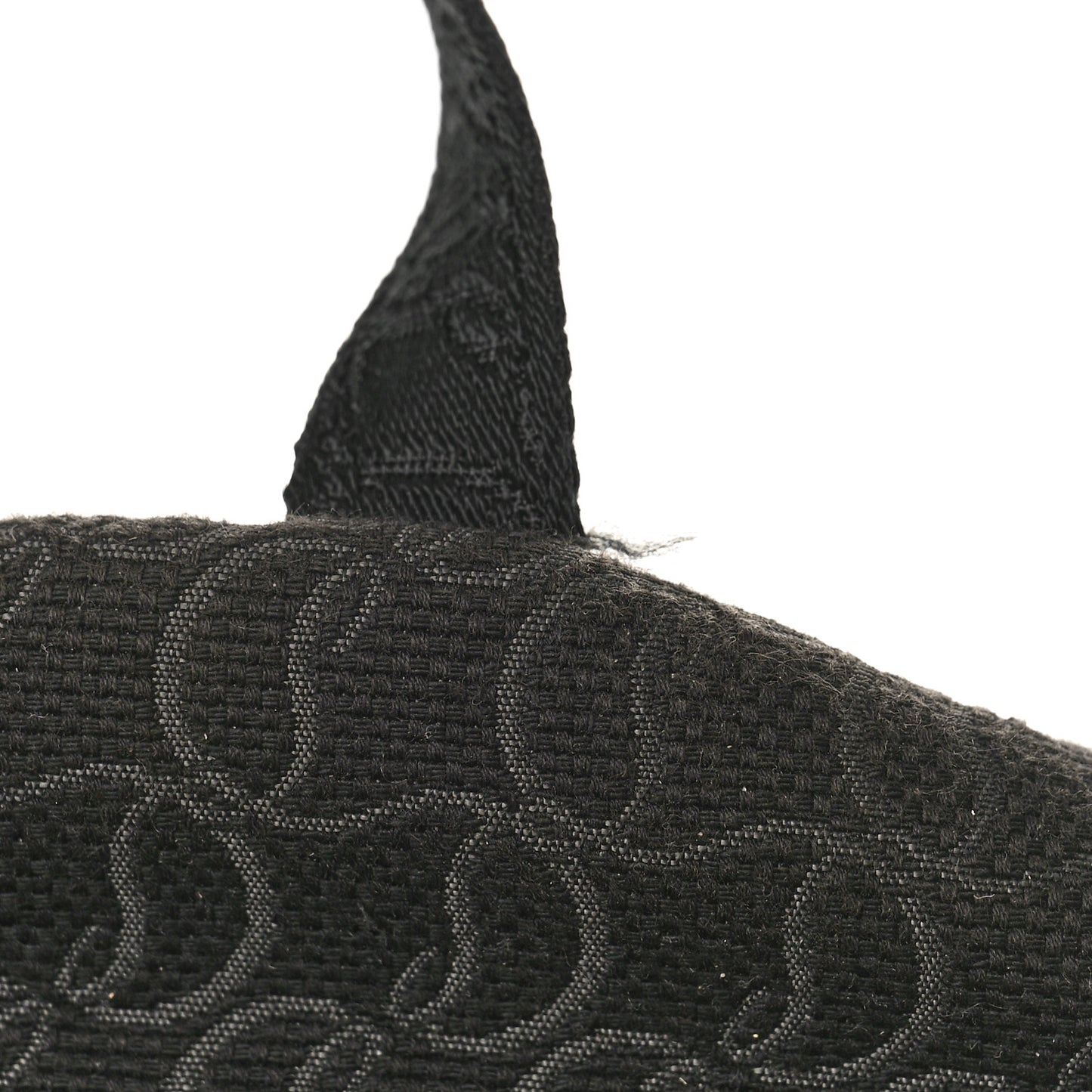 Logo Jacquard Zip N Flap Backpack Black