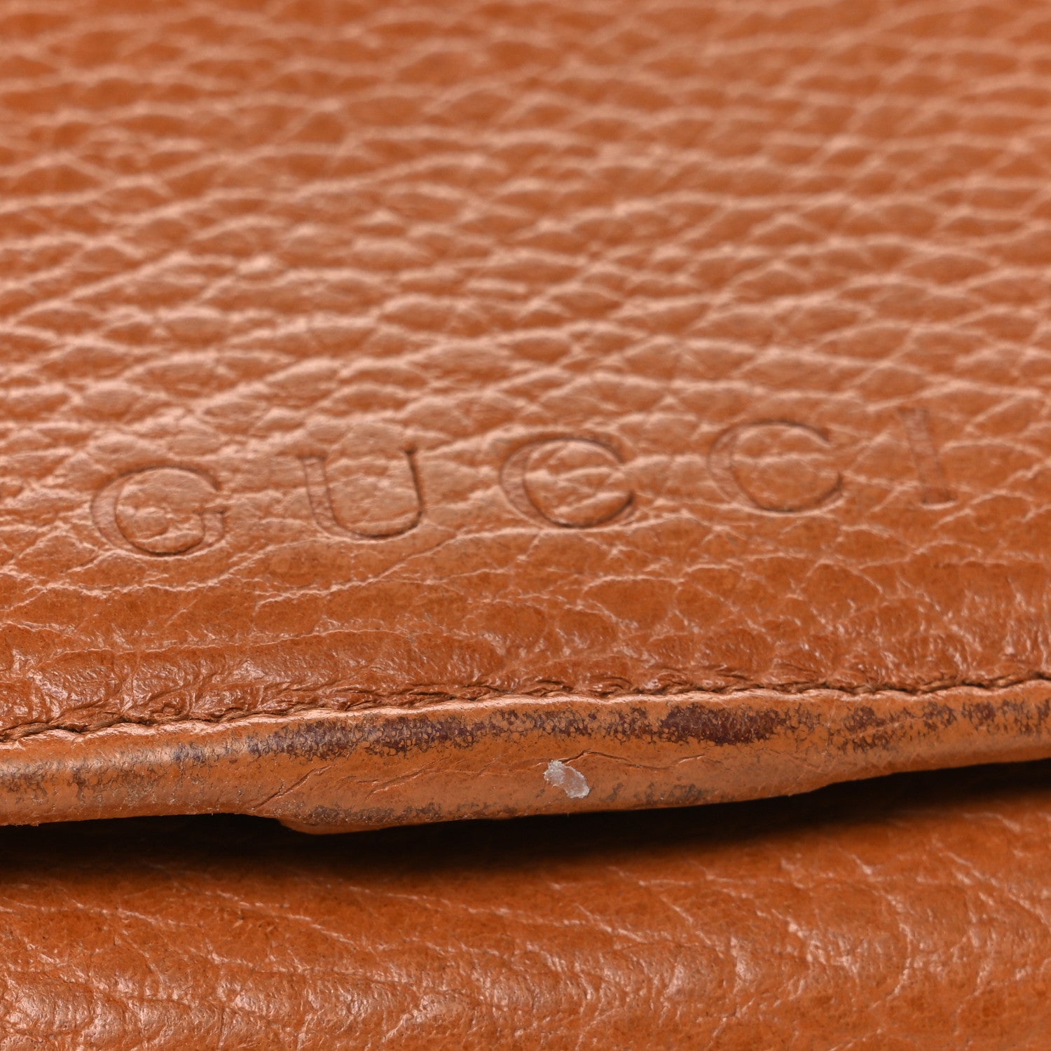 Gucci Dollar Calfskin Continental Flap Wallet Cuir 10 of 10