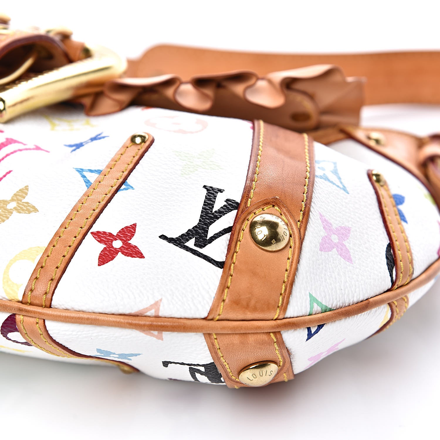 Louis Vuitton Monogram Multicolor Leonor White 10 of 16