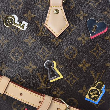 Louis Vuitton Monogram Love Lock Speedy Bandouliere 30 10 of 10