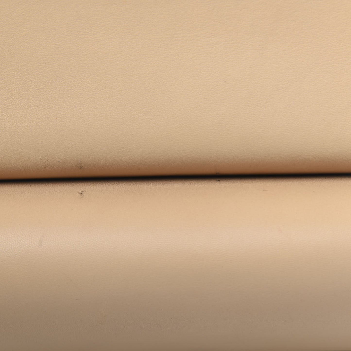 Lambskin Quilted Jumbo Double Flap Beige