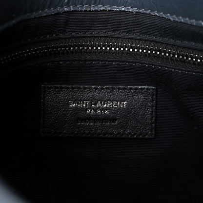 Saint Laurent Crinkled Calfskin Matelasse Monogram Niki Chain Wallet Dark Smog 5 of 9