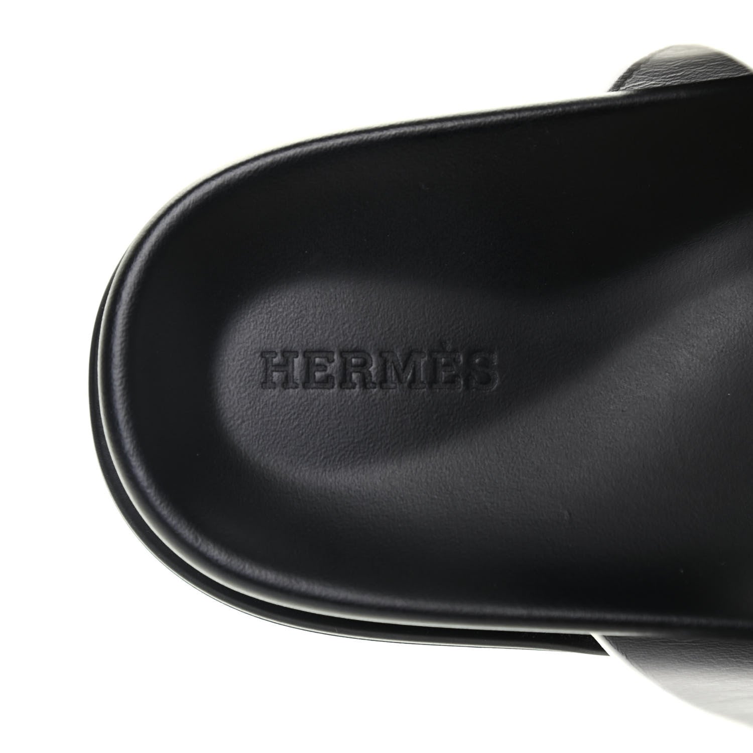 Hermes Calfskin Womens Chypre Sandals 36.5 White 6 of 8