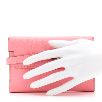 Hermes Epsom Medium Kelly Wallet Rose Confetti 2 of 9