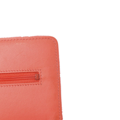 Chanel Velvet Classic Quilted Wallet On Chain WOC Coral 12 of 18